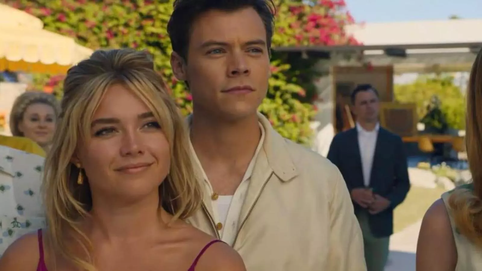 Harry Styles i Florence Pugh a la pel·lícula 'No te preocupes, querida'.