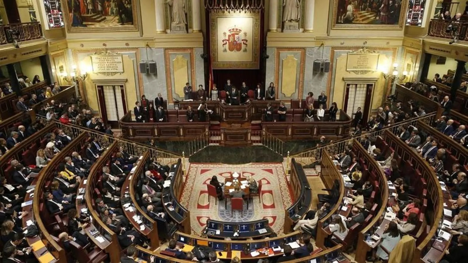 Imagen del hemiciclo del Congreso de los Diputados