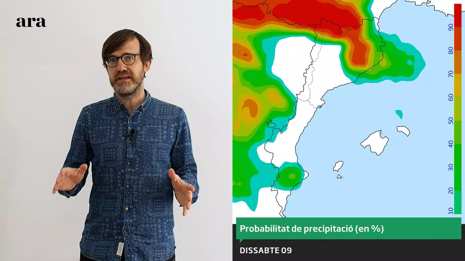La méteo: canvis de temps dissabte i dimarts