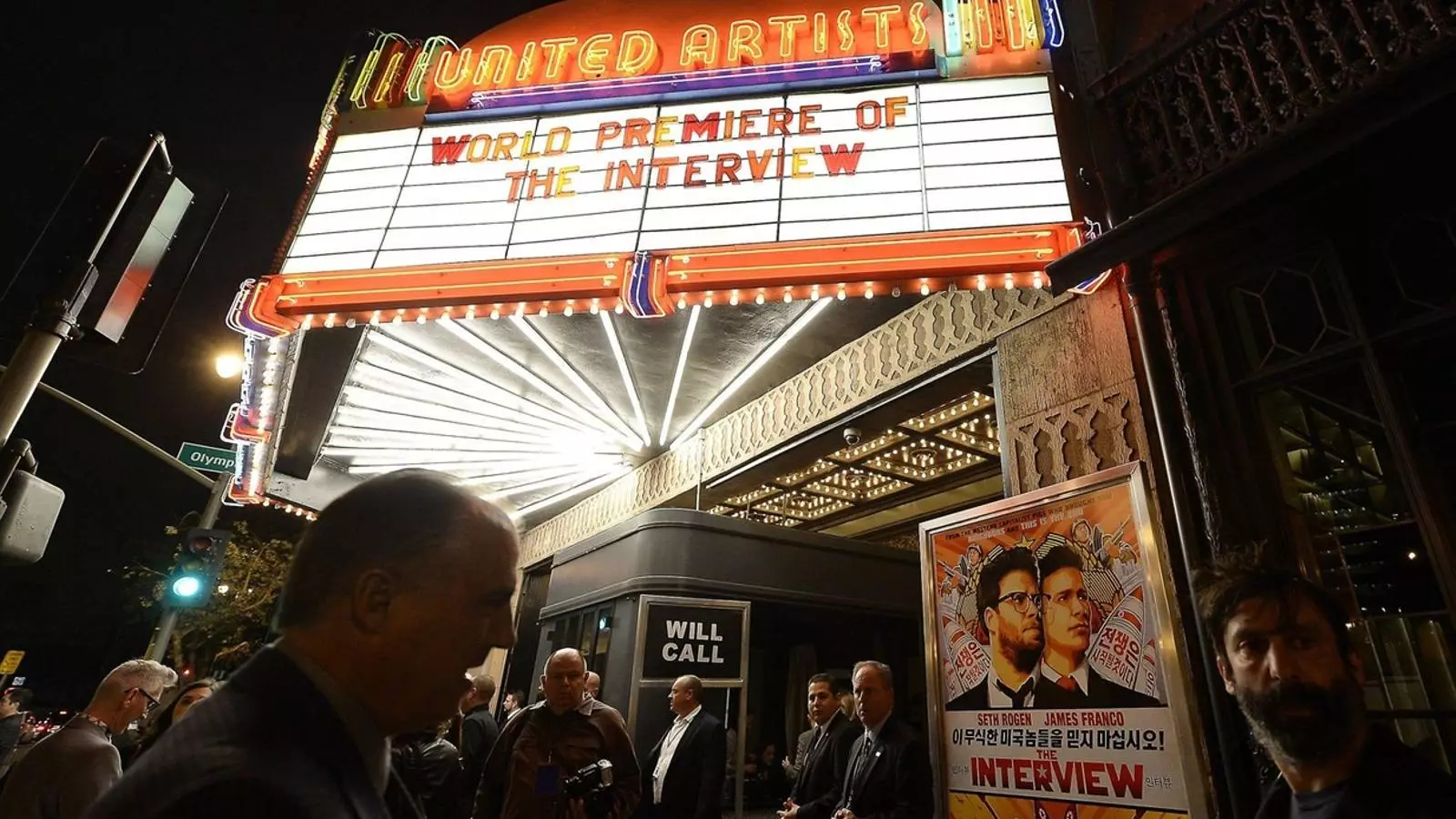 Les sales nord-americanes van retirar de la cartellera la pel·lícula The interview, una comèdia sobre un complot per acabar amb la vida de Kim.