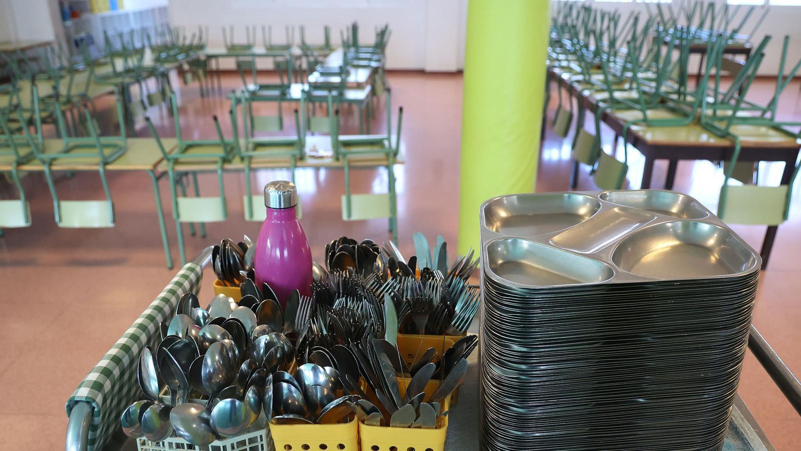 Speisesaal der CEIP Es Puig von Lloseta.