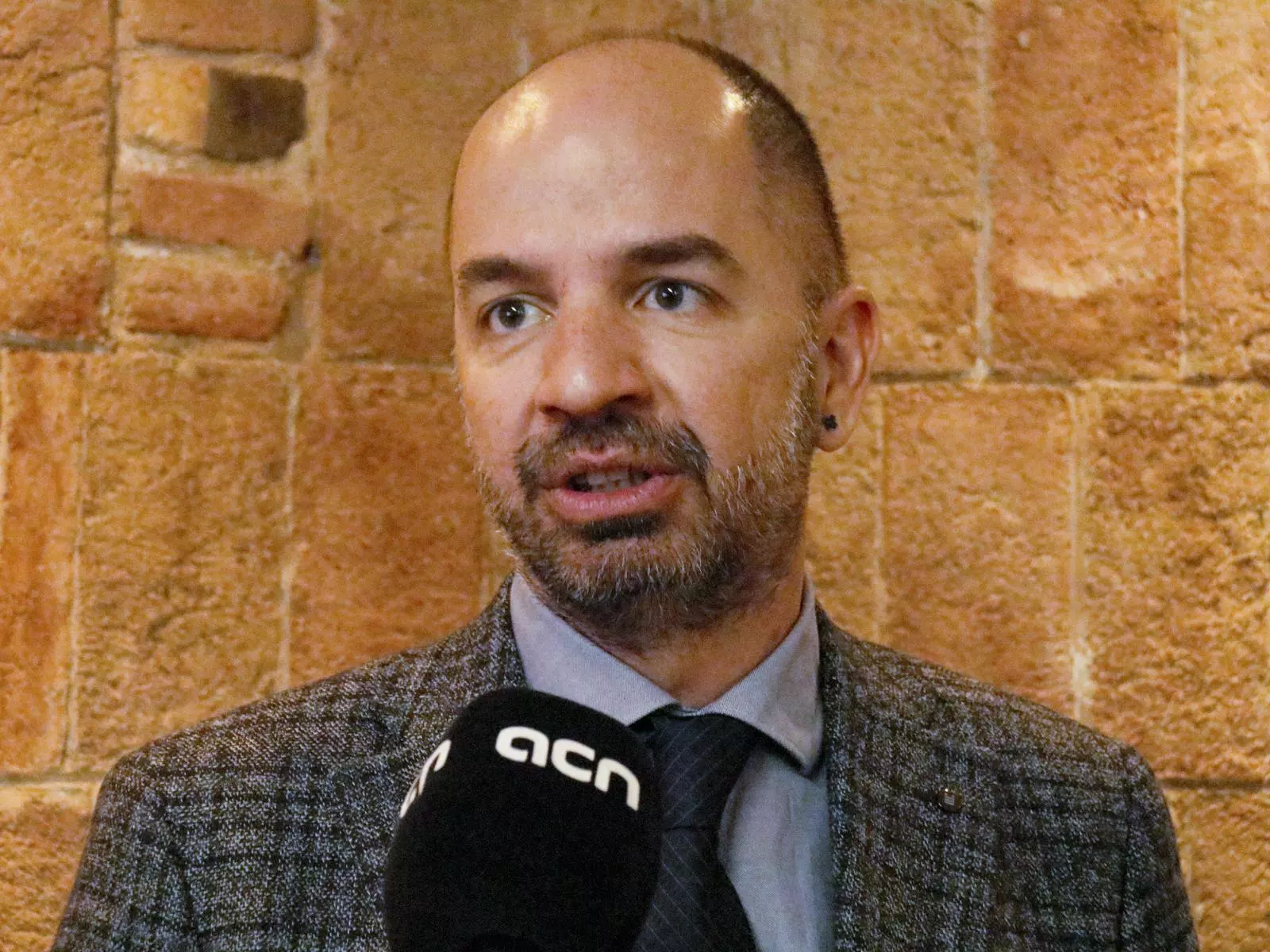 El director general d'Amat Immobiliaris, Guifré Homedes Amat, durant la presentació de l'Informe del Mercat Immobiliari de l'empresa