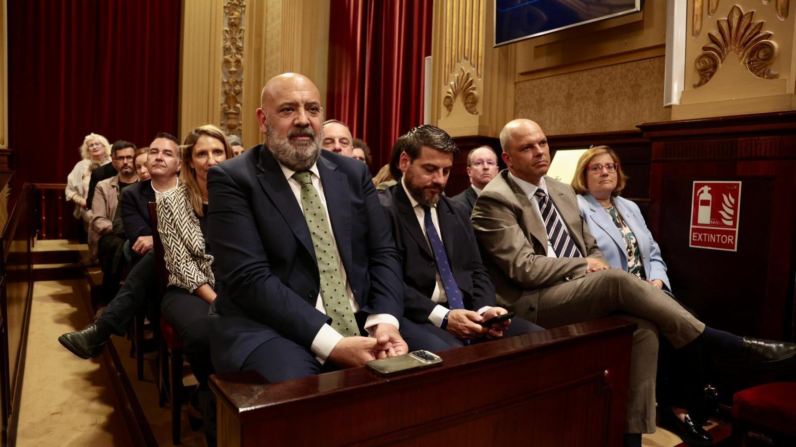 El batle de Palma, Jaime Martínez, durant el debat sobre la llei de capitalitat