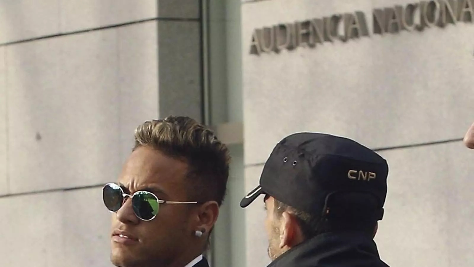 Neymar el dia que va declarar davant del jutge José de la Mata a l’Audiència Nacional.