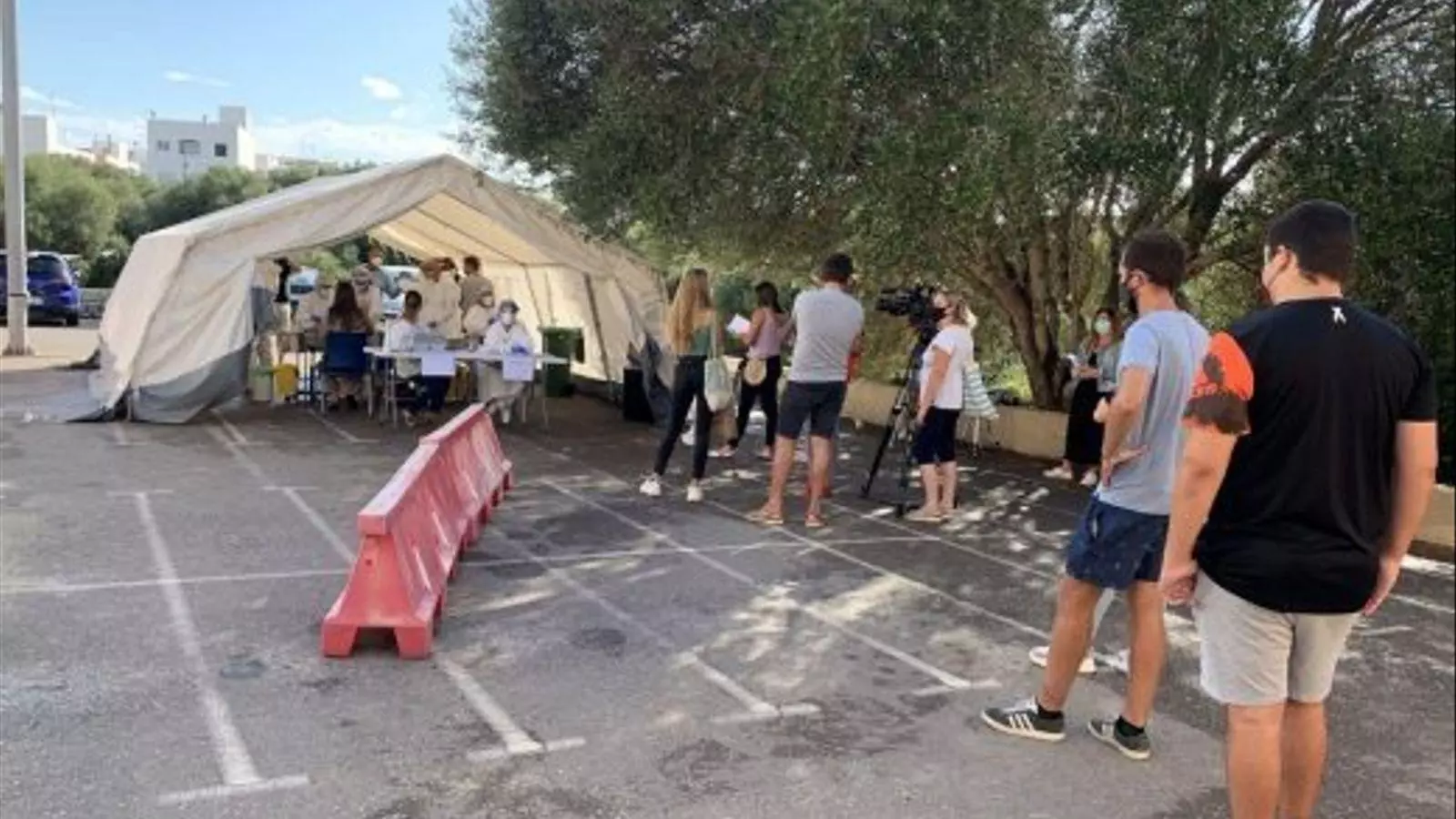 Imatge d'arxiu de les proves PCR a Ciutadella.