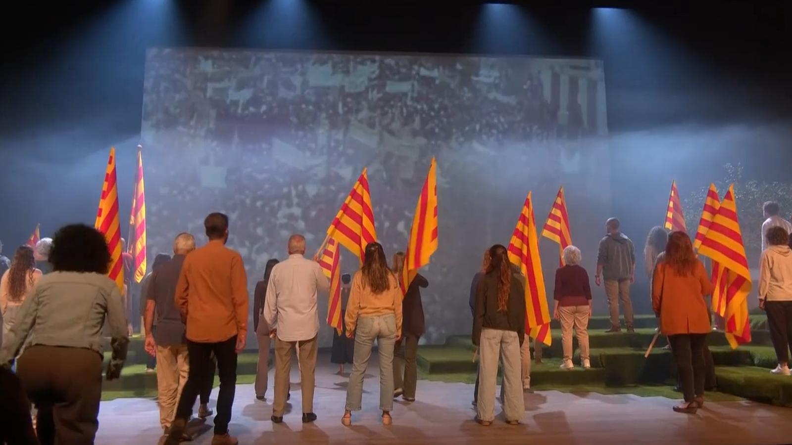 Image of the central act of the Diada 2026 from the TNC.