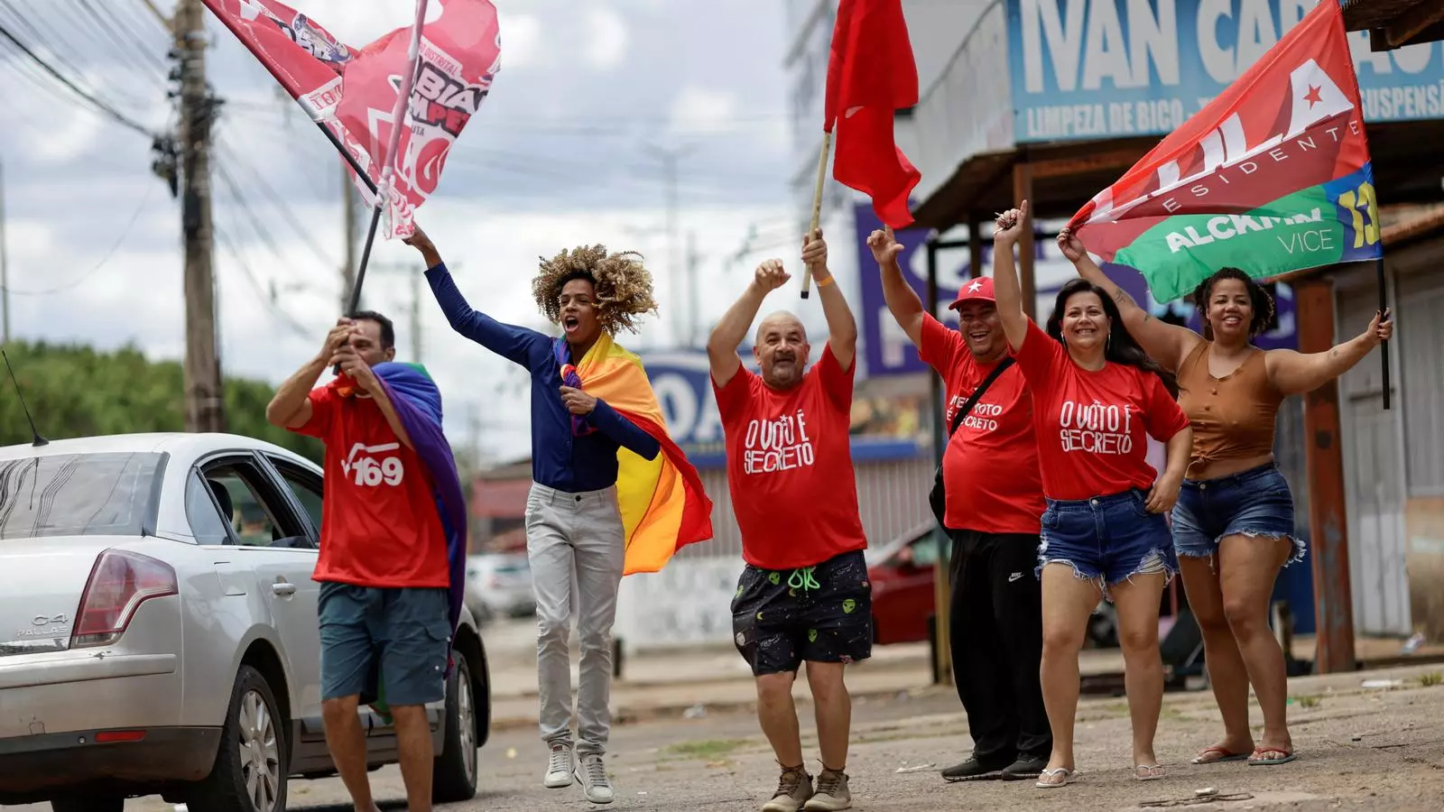 Votants de Lula da Silva a Brasília