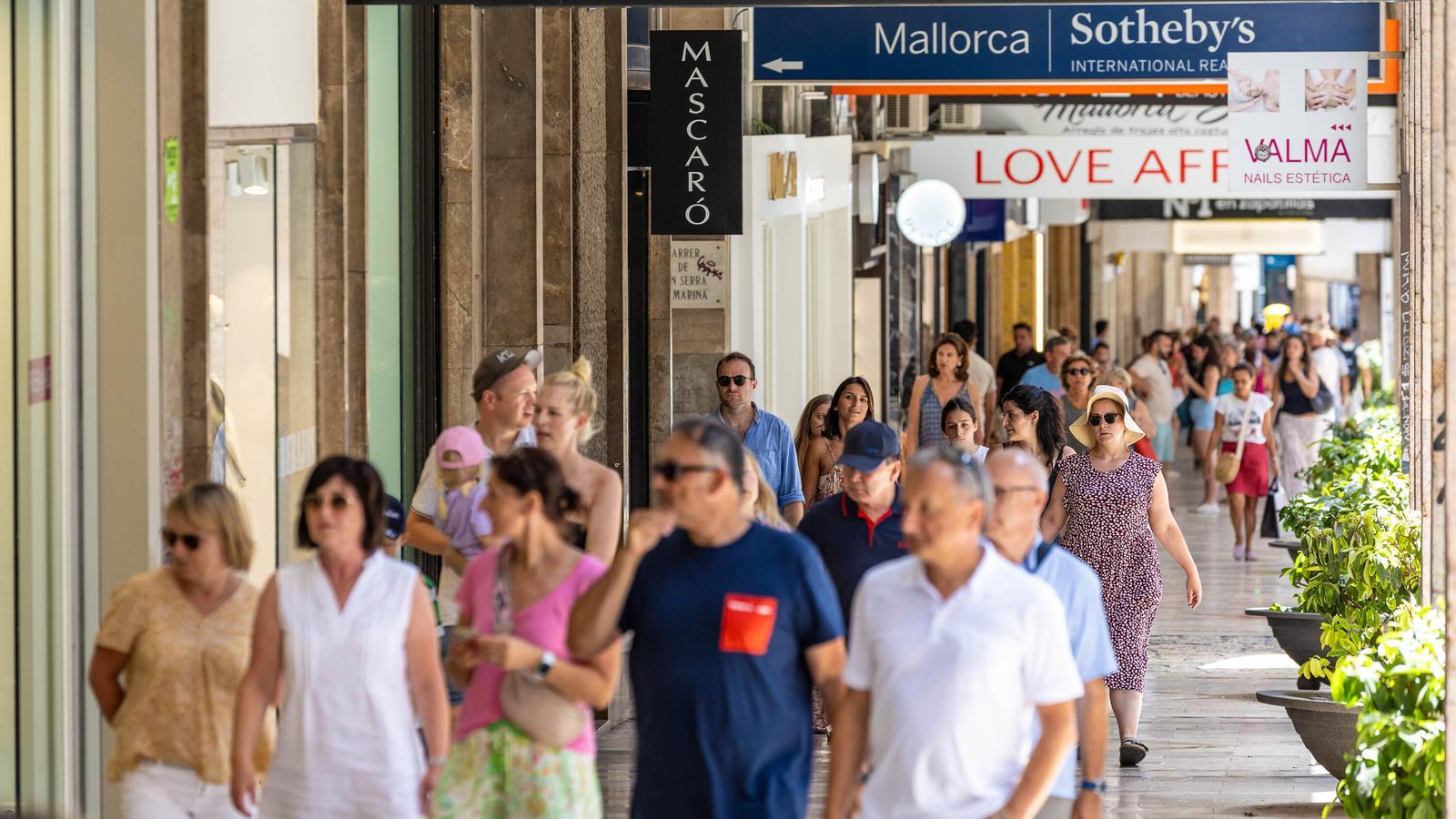 Menschen in Palma.