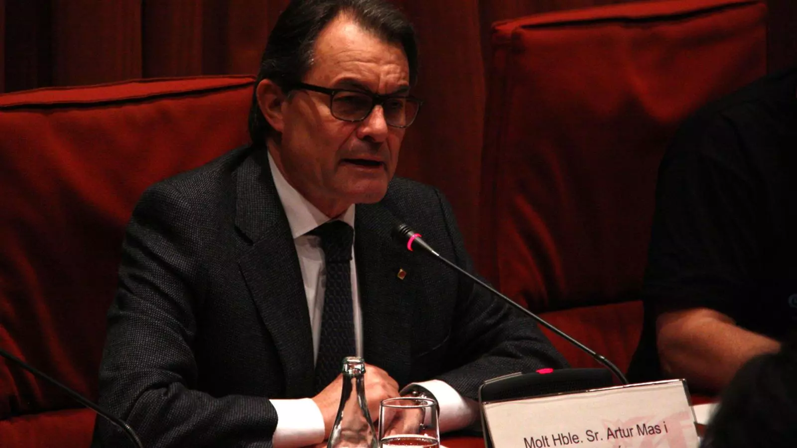 Artur Mas, president de la Generalitat, compareixent al Parlament / ACN