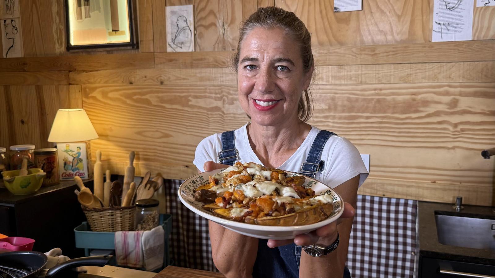 Ada Parellada's recipe for sweet potato with blue cheese