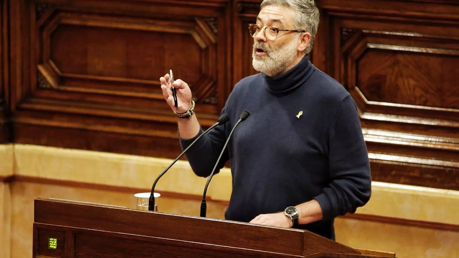 Carles Riera, al Parlament