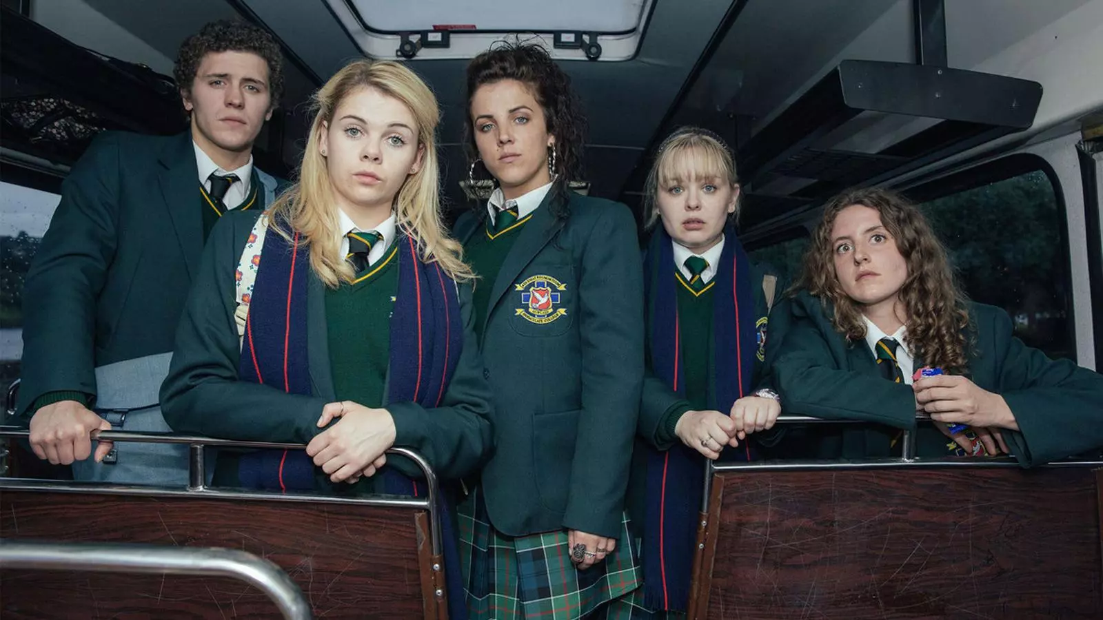 Les protagonistes de 'Derry girls'