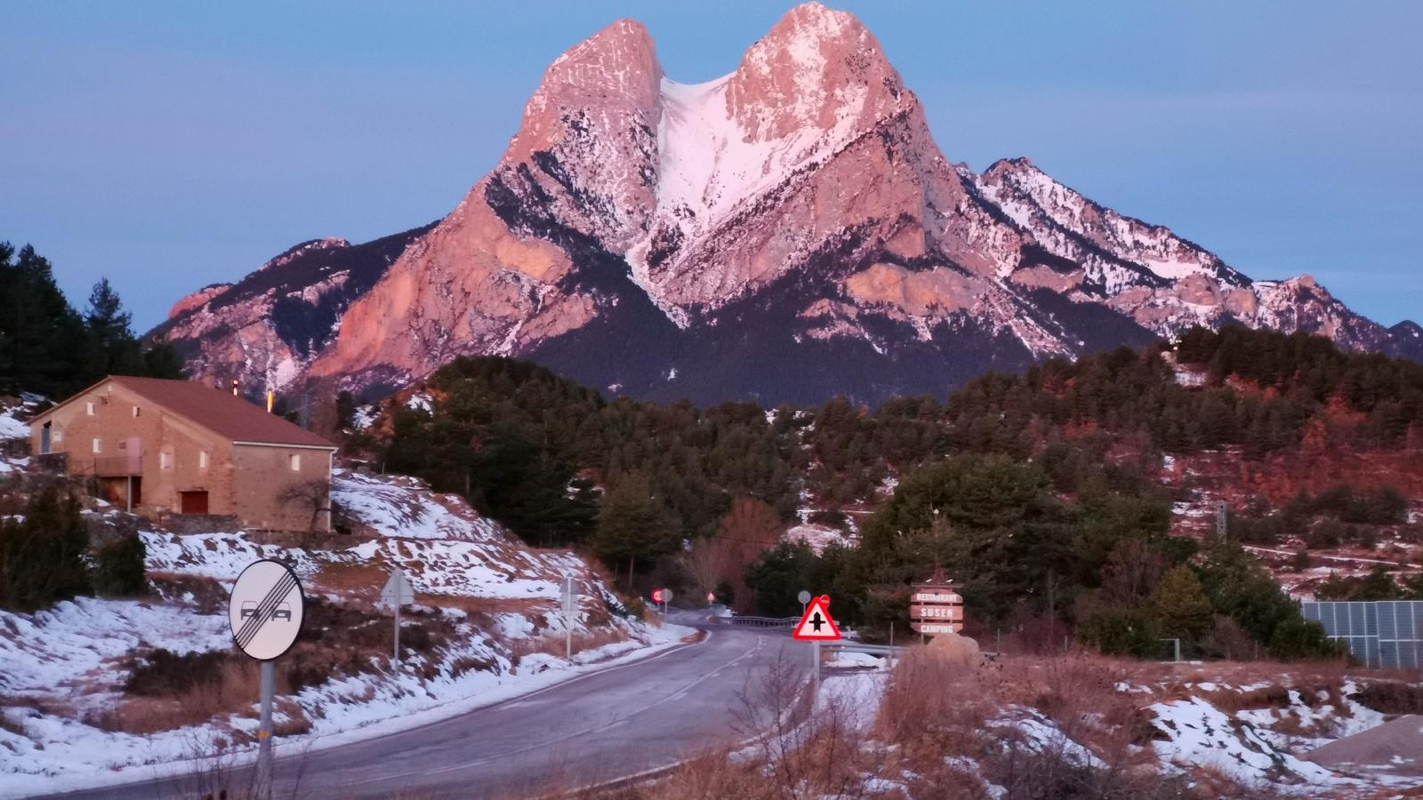 Pedraforca aquest matí des de Maçaners / CARME MOLIST