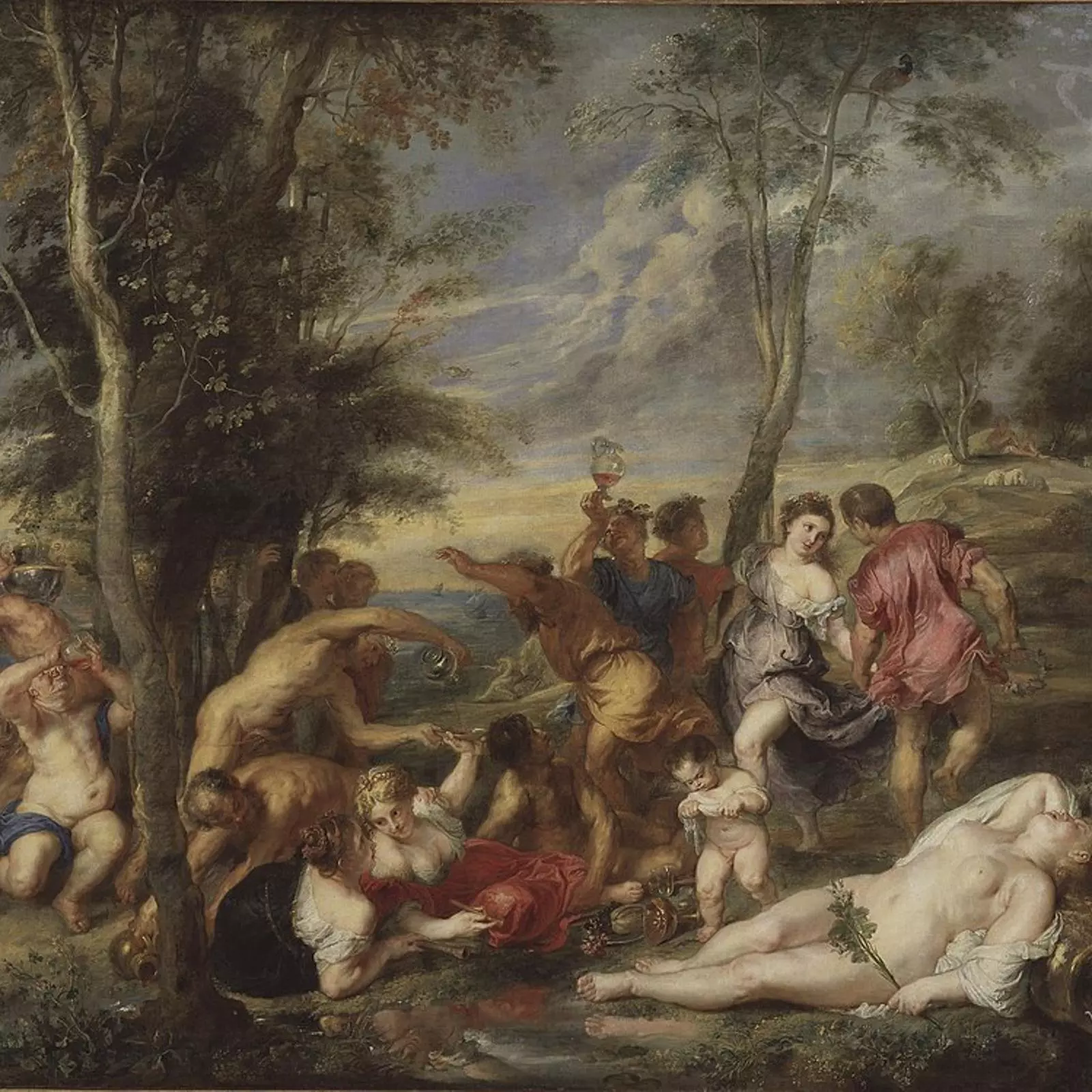 Bacanal pintada per Tiziano al segle XVI