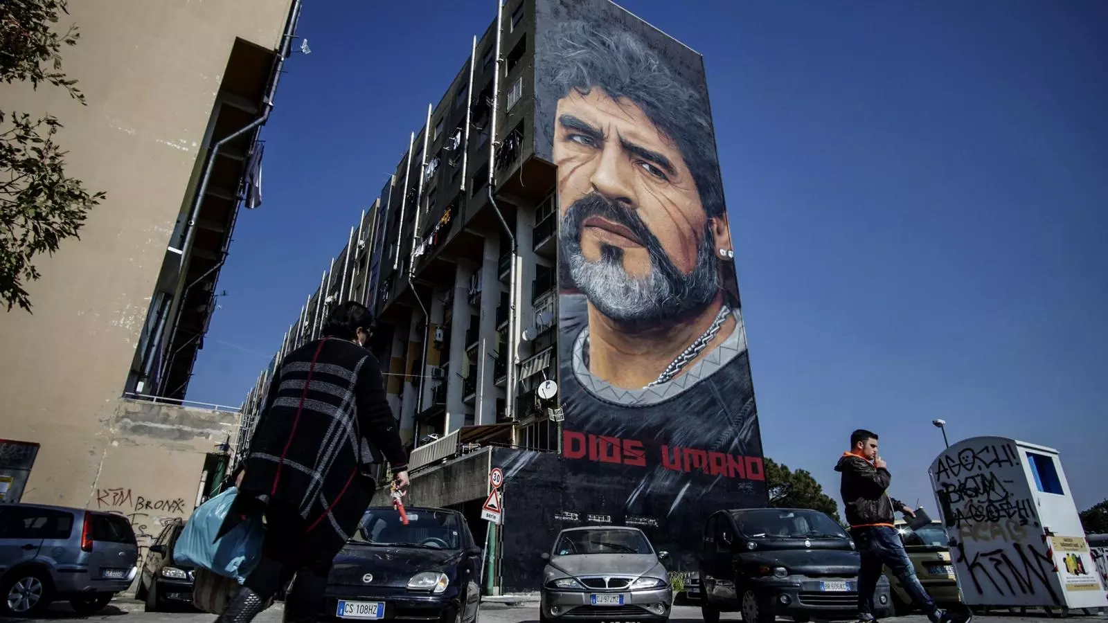 Maradona pintat a Nàpols