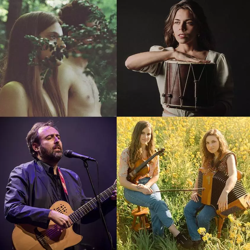 Roger Mas, Caamaño&Ameixiras, Magalí Sare i Sebastià Gris i Anna Ferrer.