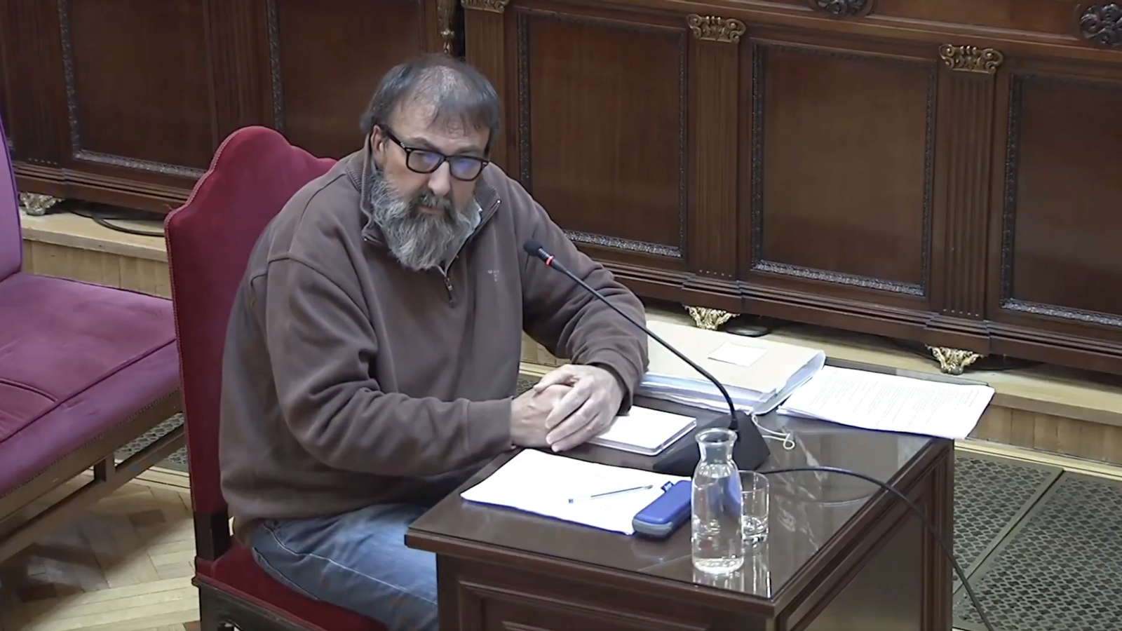 Koldo García declarando ante el Tribunal Supremo