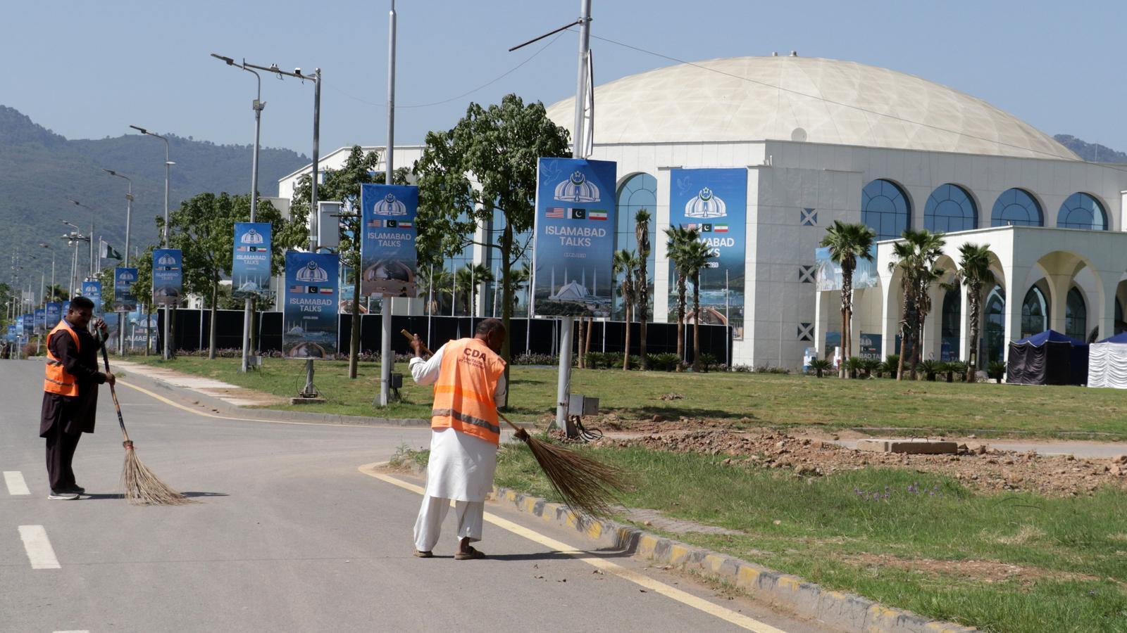 Preparations in Islamabad to host peace talks.