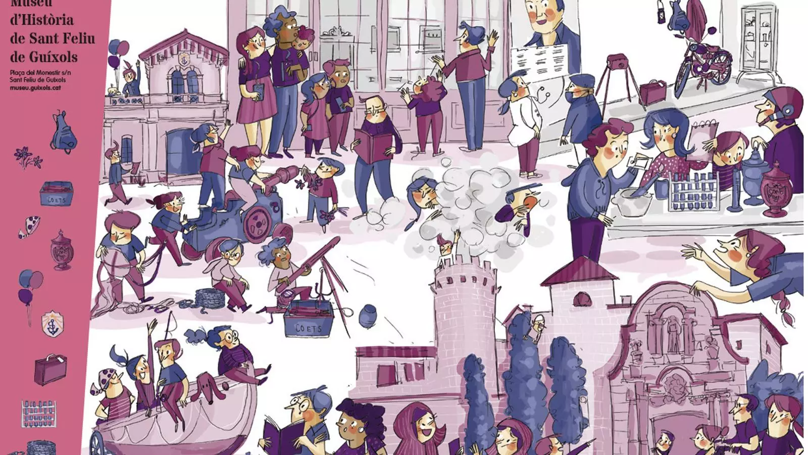 Les tres publicacions formen part de la col·lecció “Cerca i troba” de l’Editorial Mediterrània, especialitzada en art i cultura i en públics infantil, juvenil i familiar.