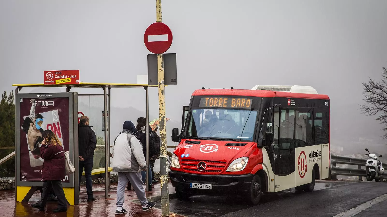 Primer bus a demanda de la ciutat de Barcelona, Torre Baró