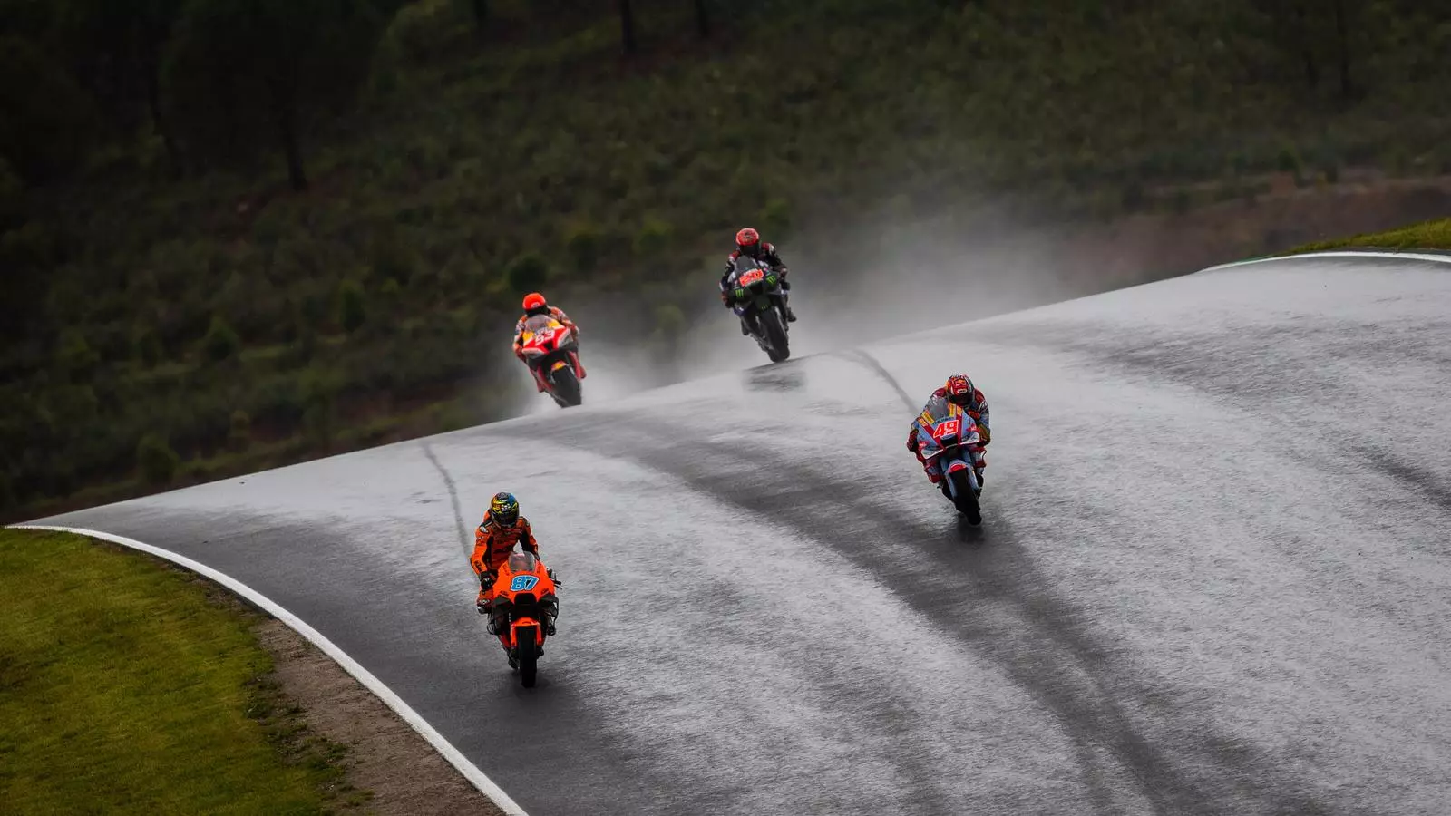 Pilots durant la classificació del GP de Portugal
