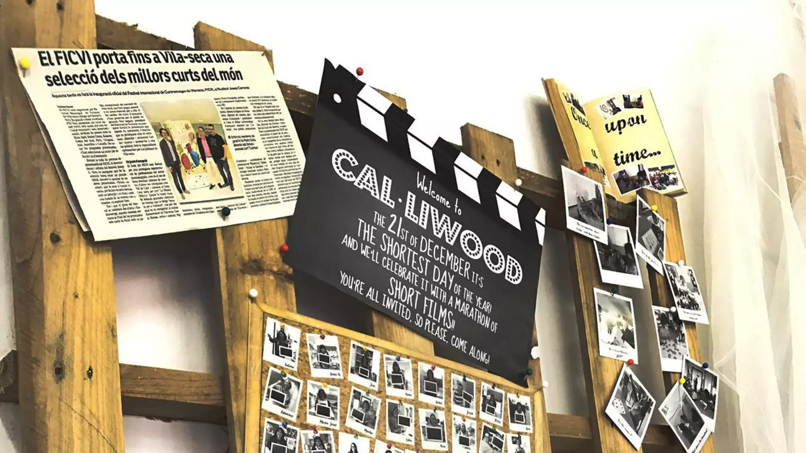 Cinema en anglès per motivar els alumnes Una visita molt especial