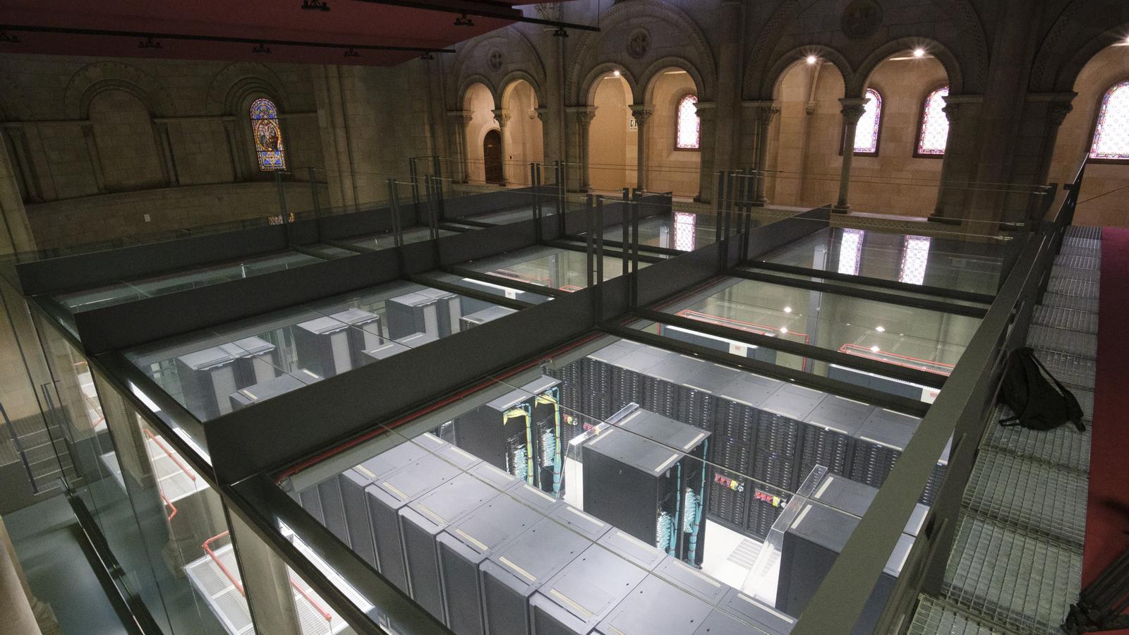 Panoramic view of the Barcelona Supercomputing Center