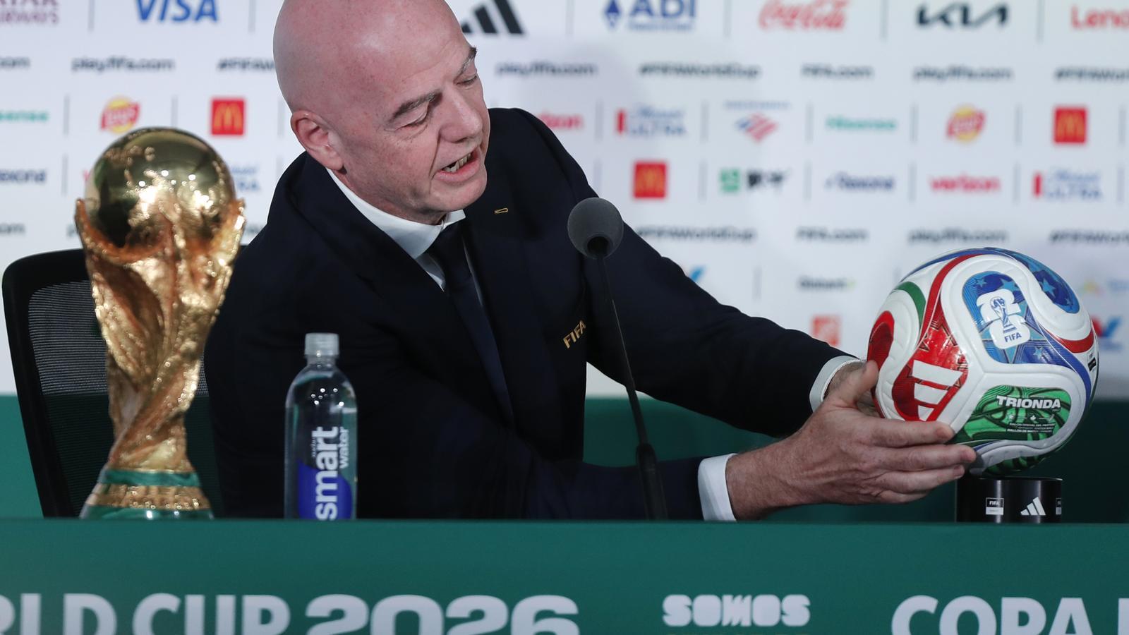 Gianni Infantino, presidente de la FIFA, antes del inicio del Mundial 2026