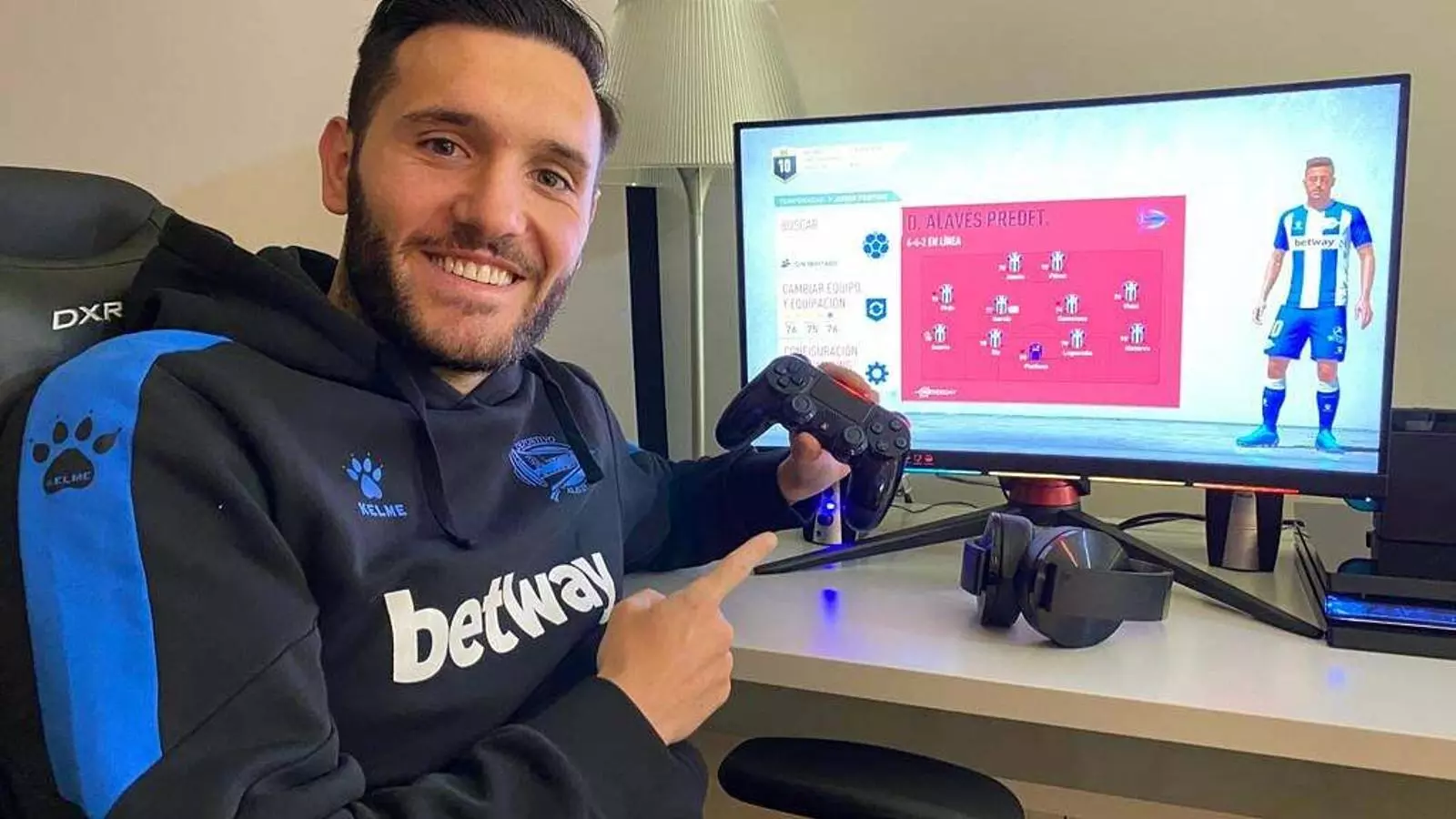 Lucas Pérez, llest per jugar el torneig d'e-games