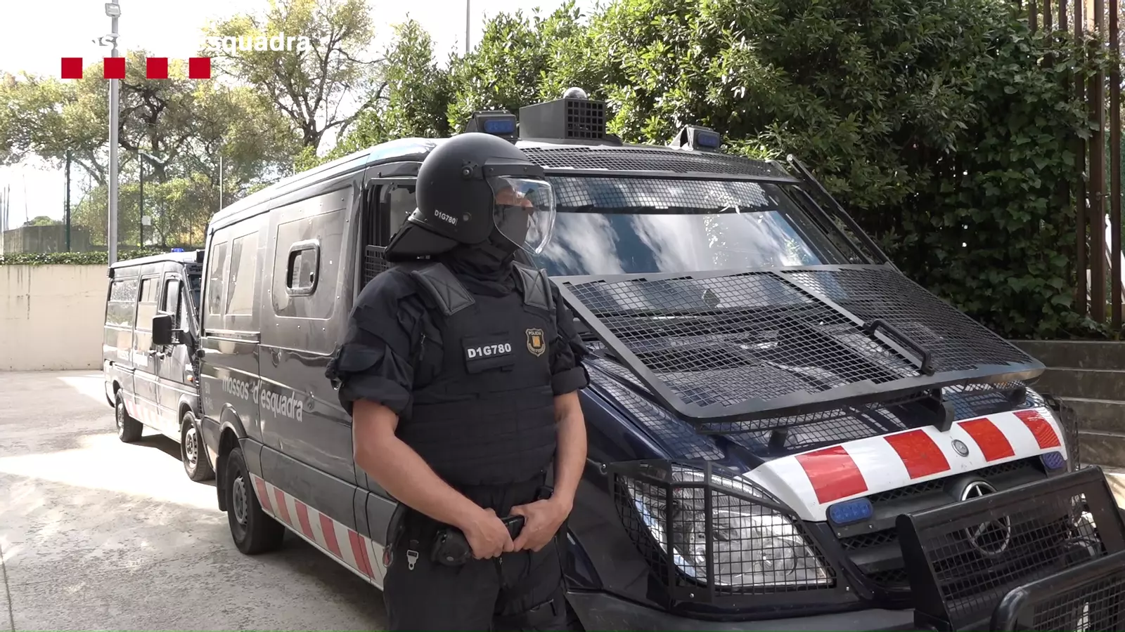 Els antidisturbis dels Mossos estrenen un número d'identificació més curt també al casc