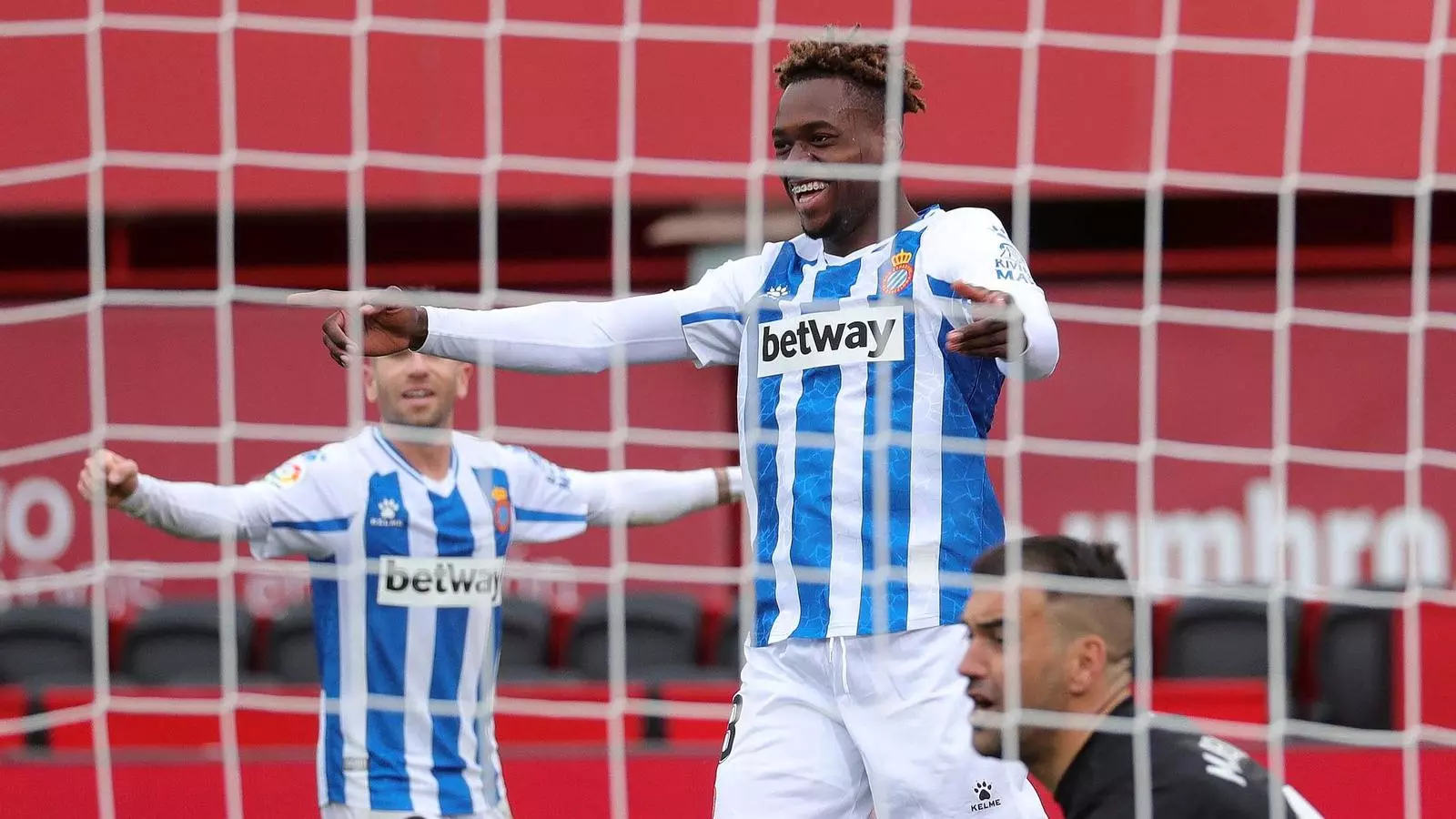 Dimata va estrenar-se com a golejador blanc-i-blau firmant el curs passat el gol del triomf a Son Moix