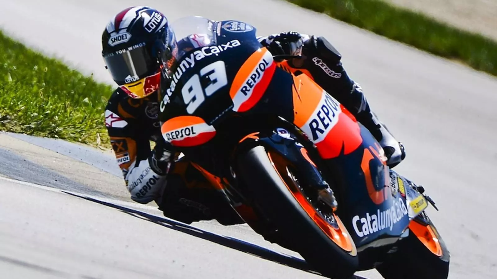 Marc Márquez ha aconseguit el triomf a Moto2 en el GP d'Indianapolis / TANNEN MAURY / EFE