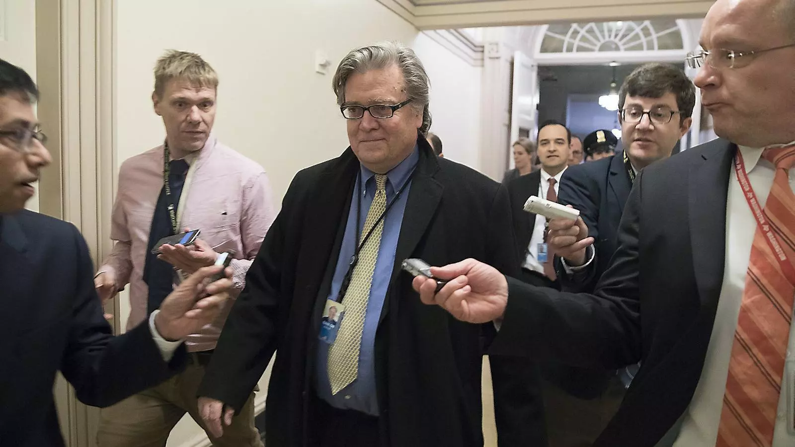 Steve Bannon durant una reunió del Partit Republicà al Capitoli, a Washington, el passat 23 de març.