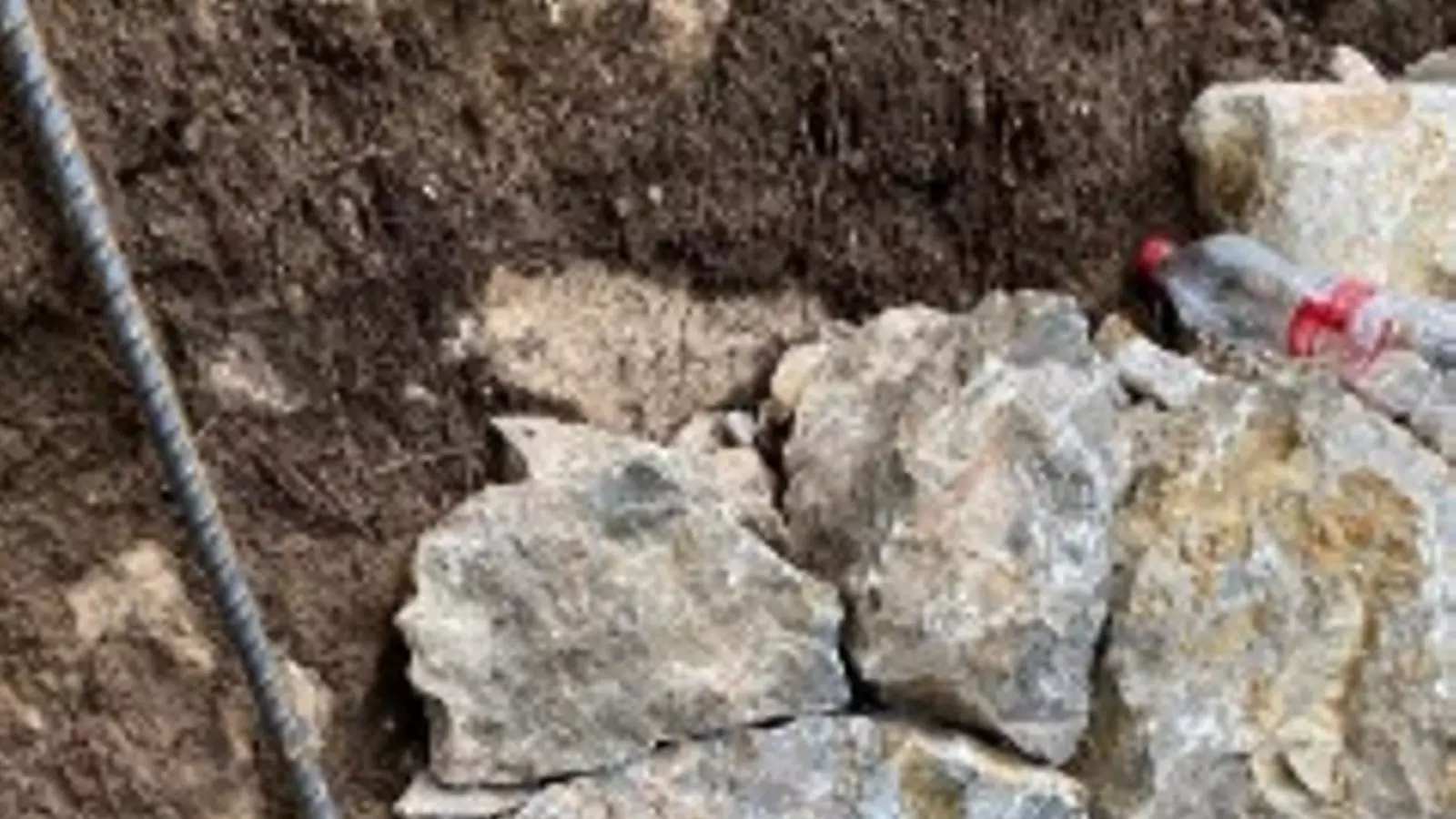 Imatge del marge que s'està construint a la carretera vella d'Andratx./ GREMI DE MARGERS DE MALLORCA