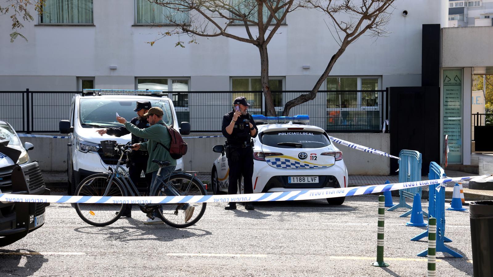 Polizei im alten Gefängnis von Palma.