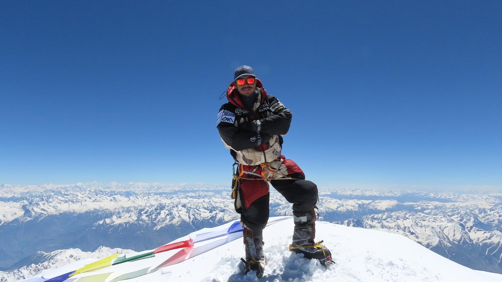 The mountaineer Nirmal Purja in a file photo
