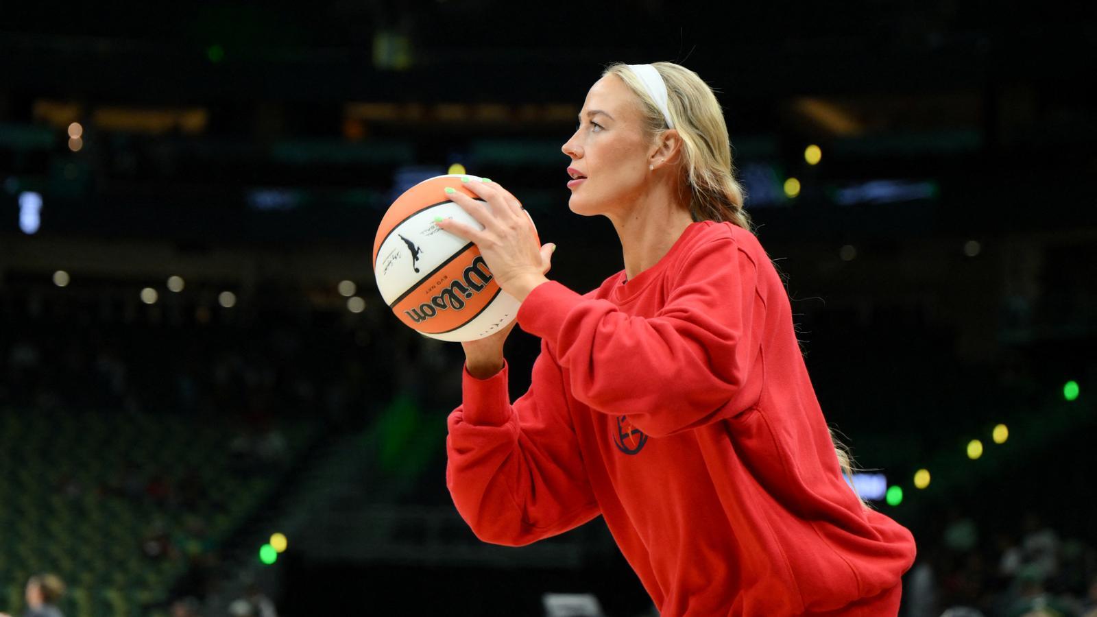 Sophie Cunningham, player of the Indiana Fever.
