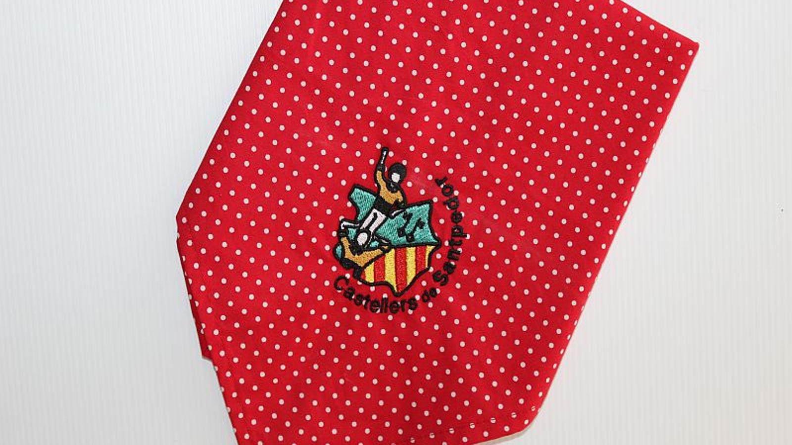 Handkerchief of the Castellers de Santpedor.