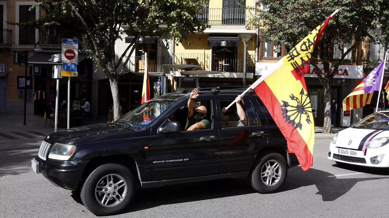 Manifestació 12 d'octubre a Palma