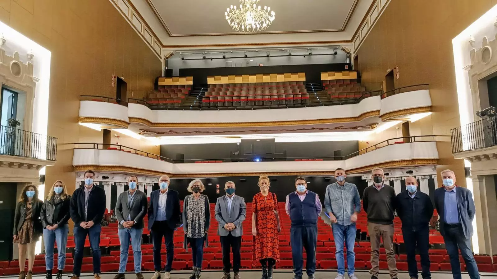 Representats de la Fundació del teatre Principal d'Inca.