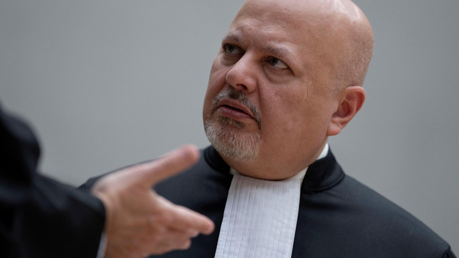 The chief prosecutor of the International Criminal Court, Karim Khan, in a file image.