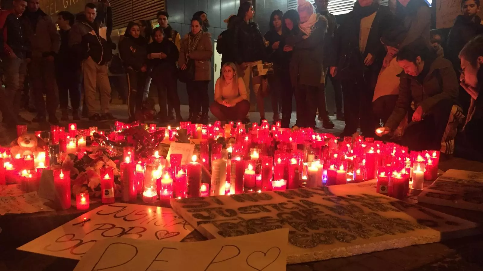 Manifestació animalista a la plaça Espanya