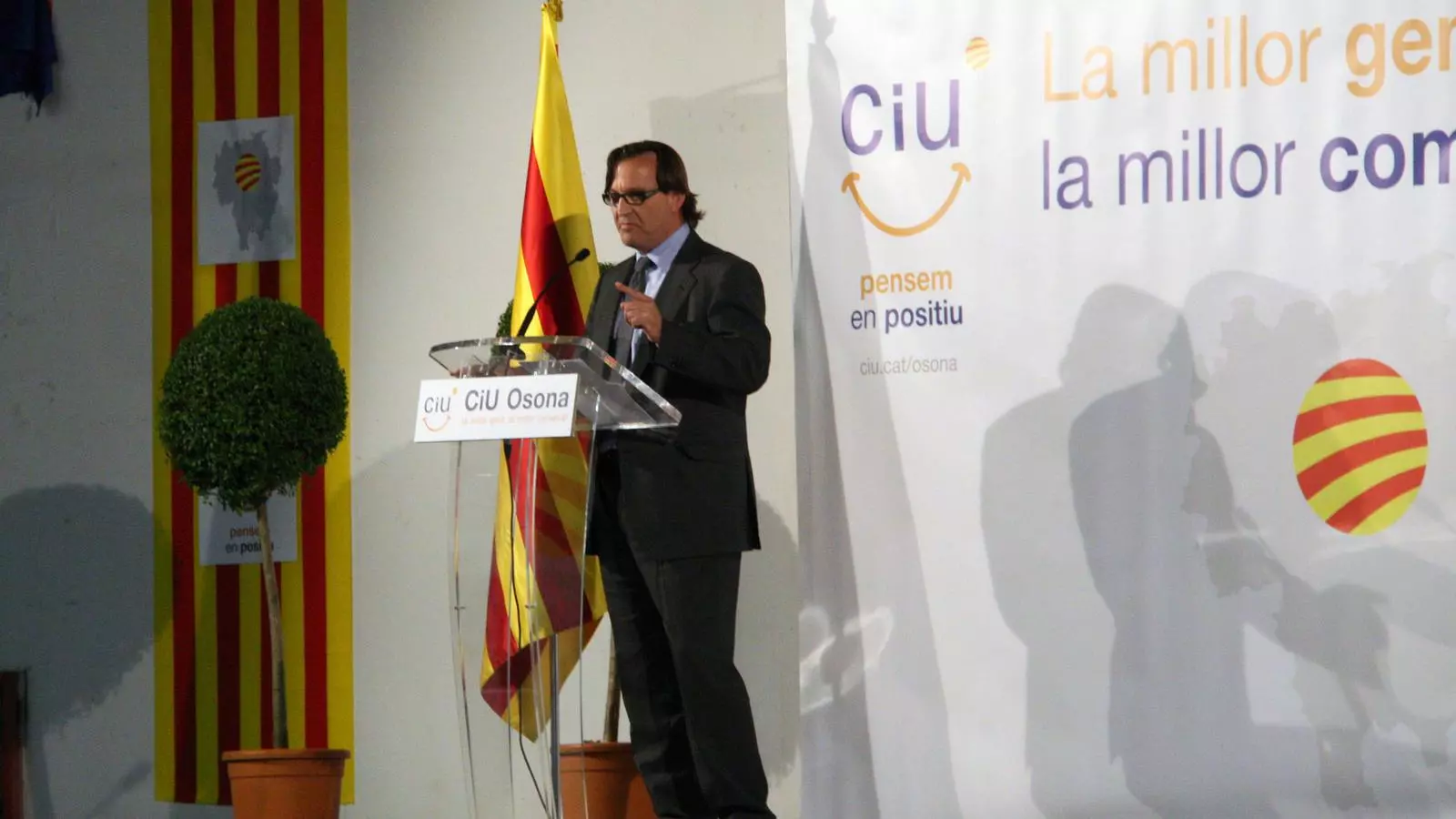 Josep Maria Vila d'Abadal (CiU), alcalde de Vic