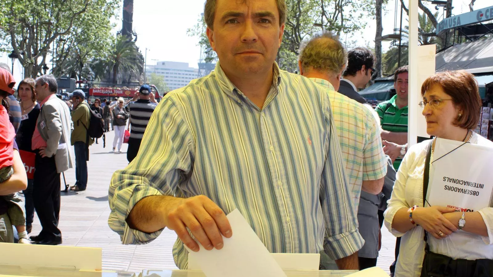 El candidat a l'alcaldia de Barcelona per Solidaritat, Santiago Espot