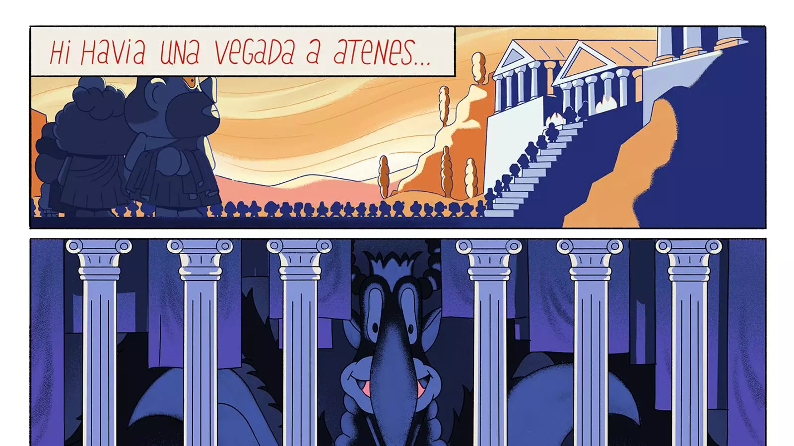 Gràfica Radiant (62): 'Hi havia una vegada a Atenes...'