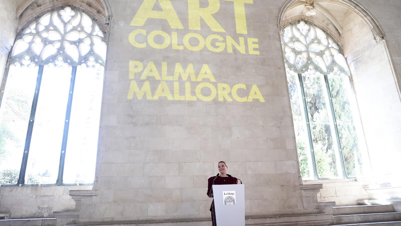 Prohens a la presentació d'Art Cologne Palma Mallorca.