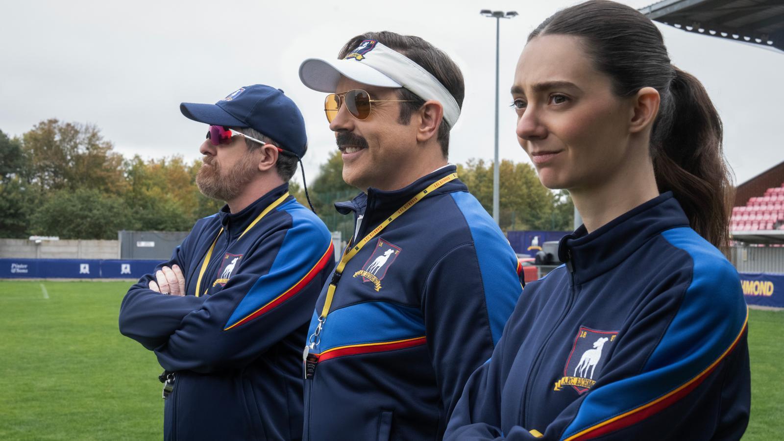 Los protagonistas de 'Ted Lasso'