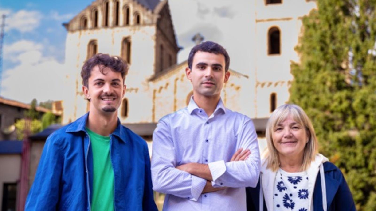 Los concejales de Junts en Ripoll