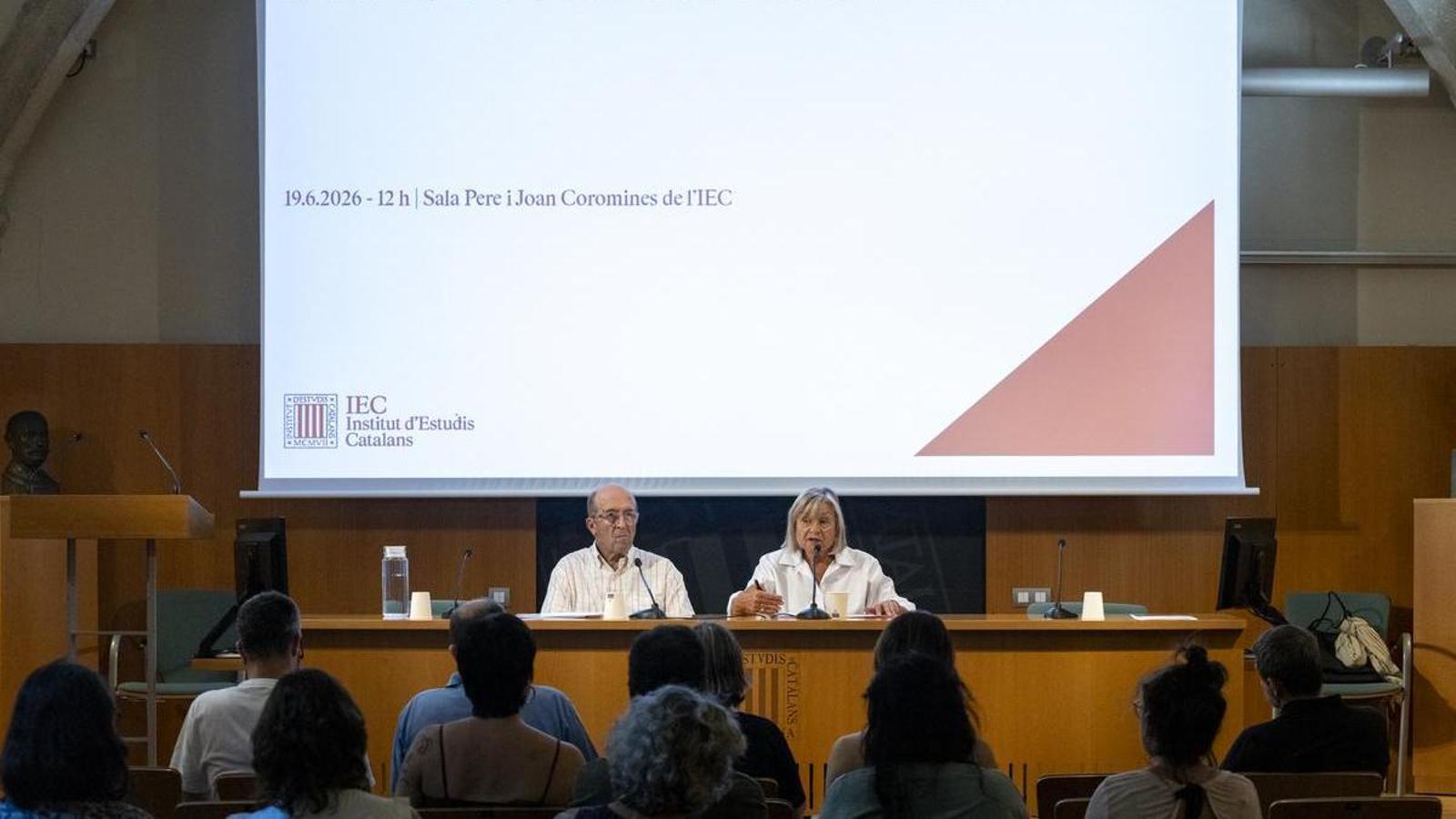 Presentación del Premio de Pensamiento del IEC.