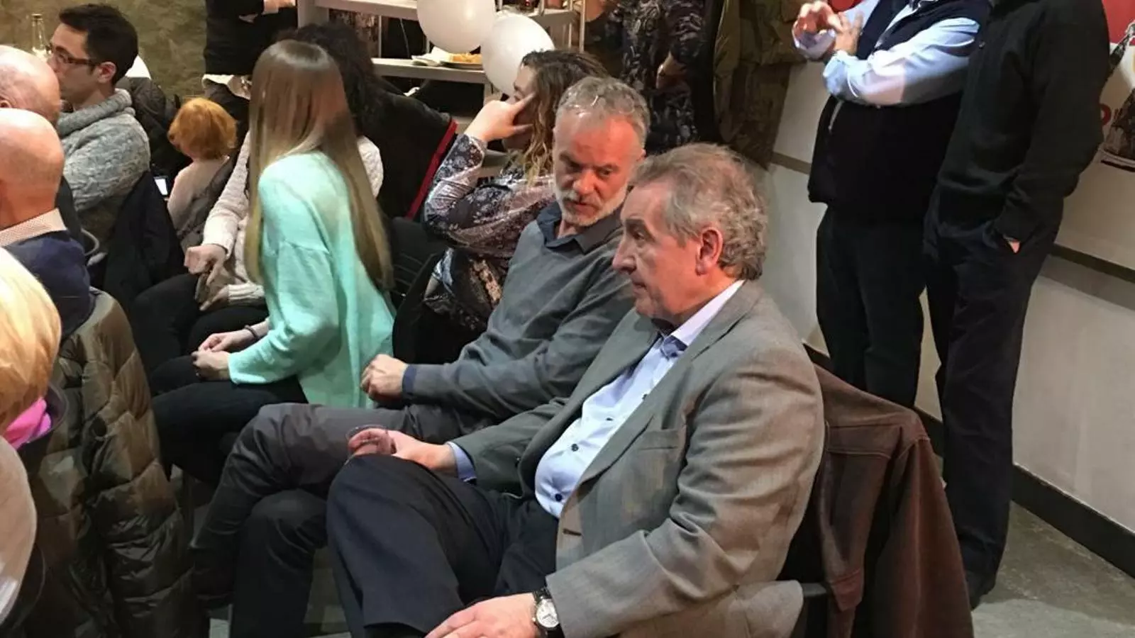 Els representants de Progressistes-SDP, Josep Roig i Jaume Bartumeu. / M. P.